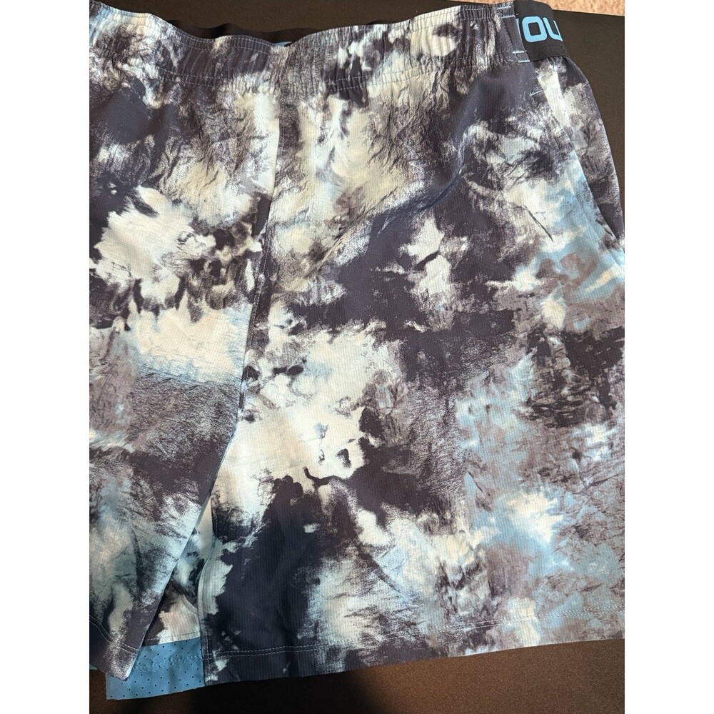 Under Armour Vanish Woven 6” Printed Shorts Men 2XL Blue Black Fitted NWT - Picture 3 of 5